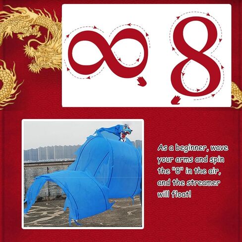 Dragon Poi المضيء التنين Poi الشريط التنين ، LED Dragon Silk Streamer لعبة ، أحمر ، أزرق ، أبيض ، أخضر ، وردي ، أصفر ، تنين POI Light UP (أبيض ، 10 أمتار (33 قدم)) in Saudi Arabia