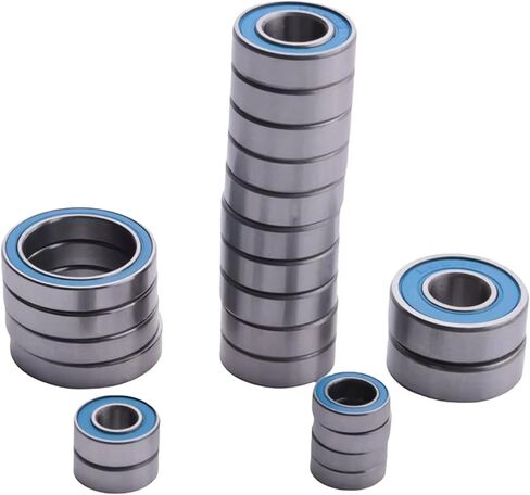 متوافق مع Arrma مع Typhon لـ Kraton for Outcast لـ Sectorious for Senton for Mojave RC Car Parts 22pcs Rubber Bearing Kit RC Car Accessories in Kuwait