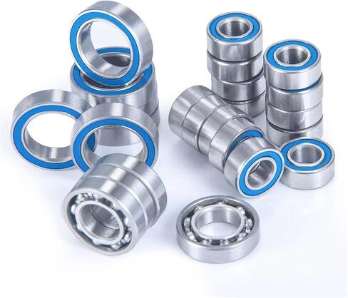 متوافق مع عنصر Enduro لـ Sendero لـ RTR Ball Bearing RC Cars Parts 24pcs Kit Complete Bearings Kit Blue RC Car Part in Saudi Arabia
