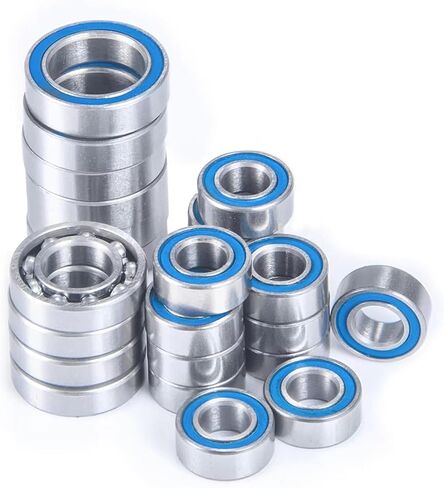 متوافق مع عنصر Enduro لـ Sendero لـ RTR Ball Bearing RC Cars Parts 24pcs Kit Complete Bearings Kit Blue RC Car Part in Saudi Arabia