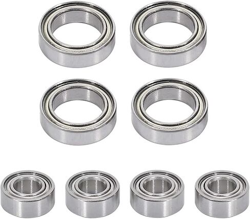 Compatible with SG1603 for SG1604 SG 1603 for UDIRC UD1601 UD1602 UD1603 UD1604 1/16 RC Car Spare Parts Accessories 8Pcs Ball Bearing Set RC Car Accessories Spare in Saudi Arabia