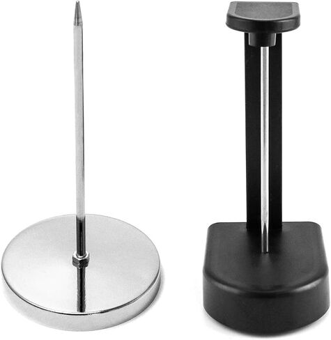 Qwork Desk Desk Descipt ، 4 PCS SPIKE Stick Engipts ، تحقق من شوكة الفاتورة + 2 PCS in Kuwait