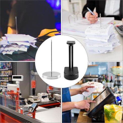 Qwork Desk Desk Descipt ، 4 PCS SPIKE Stick Engipts ، تحقق من شوكة الفاتورة + 2 PCS in Kuwait