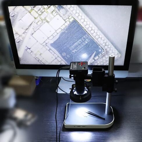 Microscope Slides 38MP HDMI USB Digital Microscope Camera Small حامل حامل 180X C-MOUNT MONSOST in Saudi Arabia