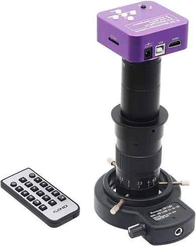 كاميرا تحضير مجموعة ملحقات المجهر 51MP كاميرا HDMI 180X C-MOUNT LENS FULL HD 1080P 60FPS CAMERANCE INNUSTION in Saudi Arabia