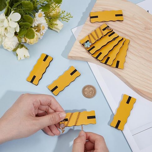 OLYCRAFT 10pcs محمولة منظم مجوهرات خالية من التشابك فاتح منظم القلادة الزرقاء خالية من القلادة. in Kuwait