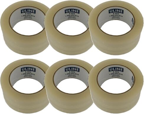 ULINE 2 Mil Clear Packing Tape, 2" x 110 yds | Part # S-423 (6 Rolls) in Saudi Arabia