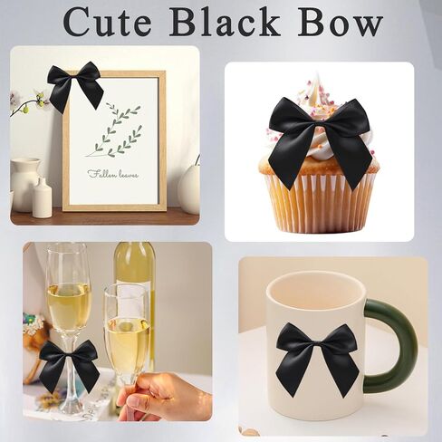 50pcs أقواس وردية صغيرة لالتفاف الهدايا ، قوس شريط الساتان الوردي 2.5 بوصة ، أقواس تويست ذات اللون الوردي الفاتح مع شريط مزدوج على الوجهين للأكياس المعالجة للأقواس المظهرة لزخارف زفاف استحمام الطفل in Kuwait