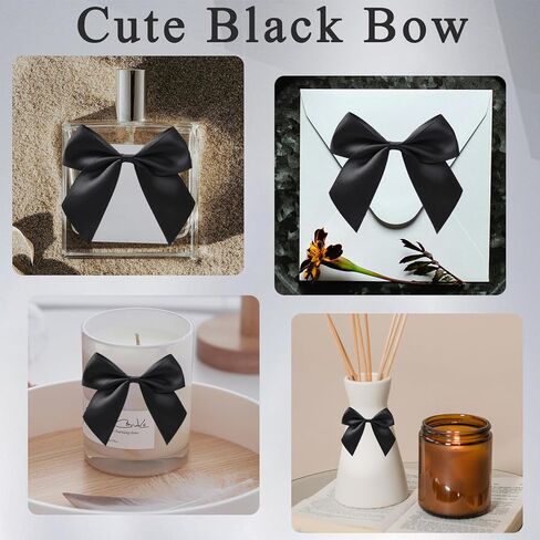 50pcs أقواس وردية صغيرة لالتفاف الهدايا ، قوس شريط الساتان الوردي 2.5 بوصة ، أقواس تويست ذات اللون الوردي الفاتح مع شريط مزدوج على الوجهين للأكياس المعالجة للأقواس المظهرة لزخارف زفاف استحمام الطفل in Kuwait