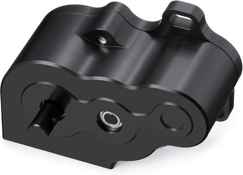 Aluminum LCG Center Gearbox Transmission Box Low Speed Gearbox with Motor Gear Upgrades Part for 1/10 Axial SCX10 RC Crawler Car in Saudi Arabia