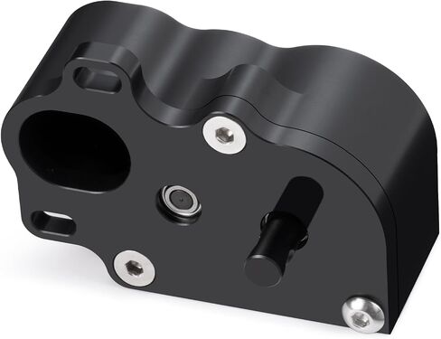 Aluminum LCG Center Gearbox Transmission Box Low Speed Gearbox with Motor Gear Upgrades Part for 1/10 Axial SCX10 RC Crawler Car in Saudi Arabia