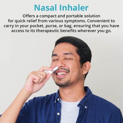 Quit Smoking Nasal Inhaler and Roll On Essential Oils, 2 Piece Set, Stop Smoking Aid, Helps Relieve Cravings, Soothes Lungs, All Natural in Saudi Arabia