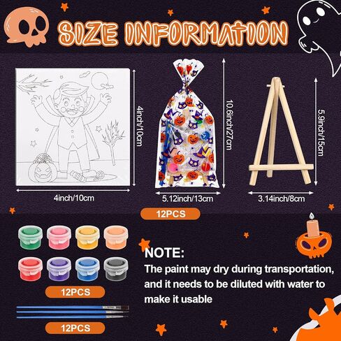 60 Pcs 12 Set Pre Drawn Canvas Kit for Painting Craft Sip and Paint Kit for Adults Pre Printed Canvas Painting Favor for Virtual DIY Birthday Gifts Adult's Date Party in Saudi Arabia