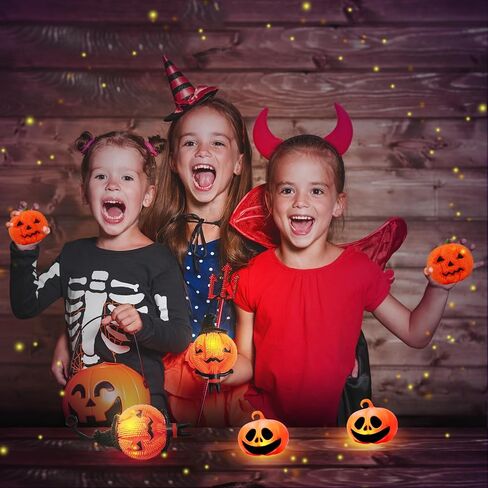 6 PCS Halloween Light-Up Toys-LED وميض ألعاب حسية شائكة للأطفال المصابين بالتوحد ولعب الإجهاد الممتع لجميع الأعمار بما في ذلك Ghost & Pumpkin Toys in Kuwait