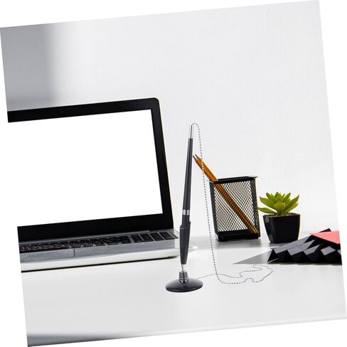 Gatuida 2pcs Desk Sedist Assist مع سلسلة من نقاط الكتابة الرأسية الدائمة الدائمة الدافئة للمكتب للمكتب فندق Bank Business الاستخدام السهل إعادة الملء in Kuwait