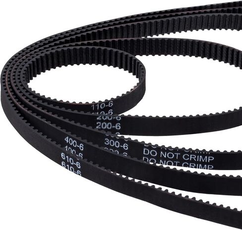PAGOW 8pcs 3D Printer Timing Belt 2GT-6 Closed Loop Rubber Belt 110mm 112mm 122mm 158mm 200mm 280mm 300mm 400mm Width 6mm in Saudi Arabia