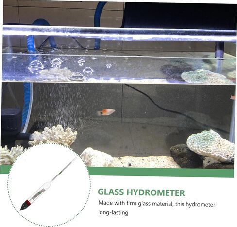Cabilock Aquarium Salinometer Hydrometer for Accurate Seawater Density Testing Compact Design for Easy Use Fish Tanks and Aquaculture and Reliable Water in Saudi Arabia