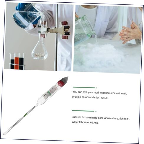 Cabilock Aquarium Salinometer Hydrometer for Accurate Seawater Density Testing Compact Design for Easy Use Fish Tanks and Aquaculture and Reliable Water in Saudi Arabia