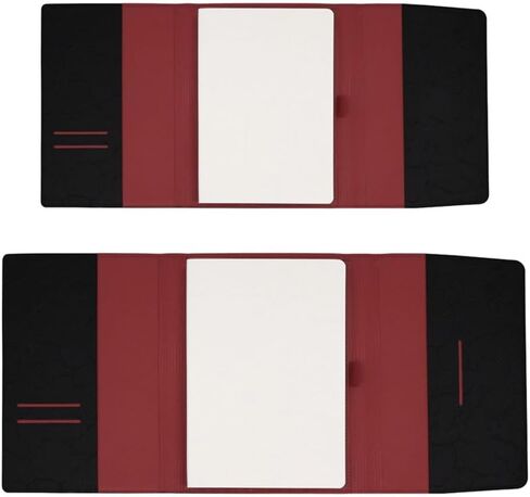 A5 Clisling Contrasted Color Notebook ثلاثة أضعاف Leaf Notebook Gift (14 * 18cm) in Saudi Arabia