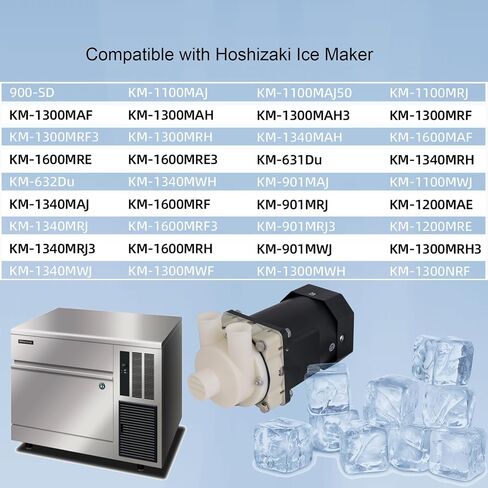 APTA92P10WD1 Pump Motor Assy comaptible with Hoshizaki PA0613,Fits Model KM-450 Thru KM-900 KML-600MAH URC-12F 120V 10W 0.4 Amp in Saudi Arabia