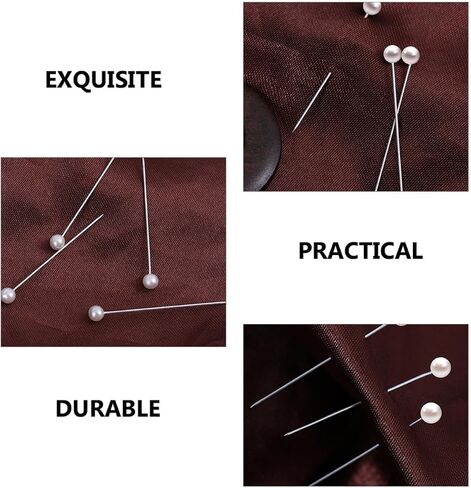 Gatuida 600Pcs Pearl Head Sewing Pins for Quilting Knitting DIY Crafts Durable Decorative Pins for Wedding Bouquets Flower Arrangements More in Saudi Arabia