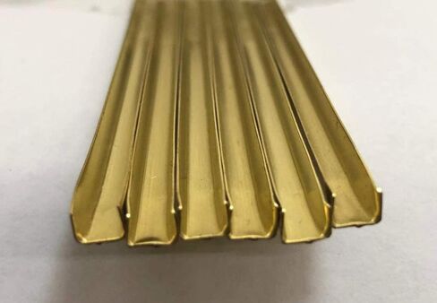 Brass Came 5/32" (Cut Into 3-24" Pieces) by BiNARi Glass Studio in Saudi Arabia