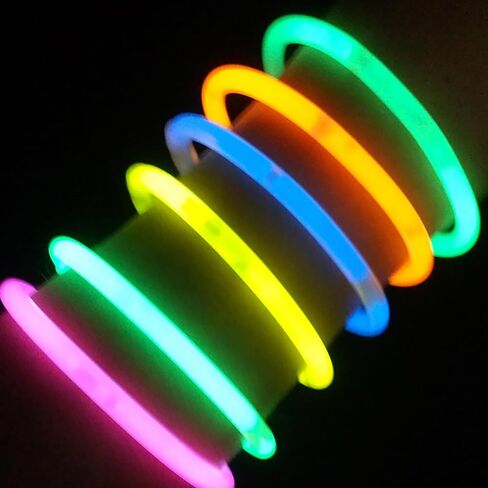 200 PCS Glow Sticks Plage Party Pack ، 8 '' 'Glow in the Dark Party Supplien in Kuwait
