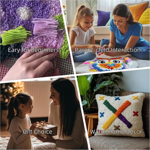 أطعمة وسادة المزلاج DIY لطيف القطة المطبوعة وسادة خيوط الكروشيه كوشيه ترشيد وسادة تغطية وسادة يدوي in Kuwait