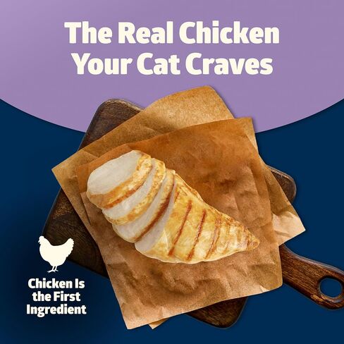 Blue Buffalo Freedom Grain-Free Adult Wet Cat Food, Complete & Balanced Nutrition for Indoor Cats, Made with Natural Ingredients, Chicken Recipe, 5.5-oz. Cans (24 Count) in Saudi Arabia