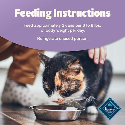 Blue Buffalo Freedom Grain-Free Adult Wet Cat Food, Complete & Balanced Nutrition for Indoor Cats, Made with Natural Ingredients, Chicken Recipe, 5.5-oz. Cans (24 Count) in Saudi Arabia