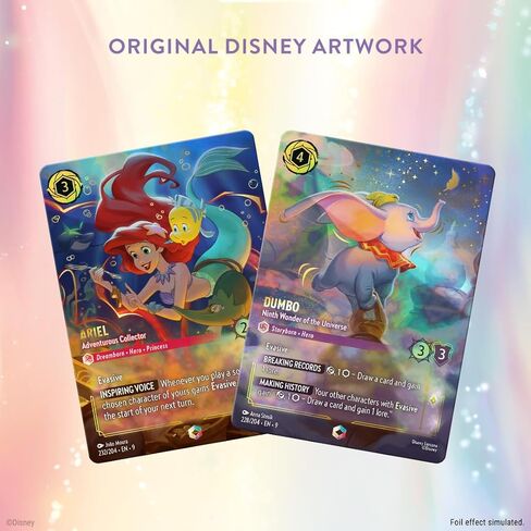 RAVENSBURGER DISNEY LORCANA TCG: DECK للاعب الفردي الأسطوري-AMBER & SAPPHIRE | إشراك اللعب | أكثر من 200 أعمال فنية ديزني الأصلية | مثالي للأعمار 8+ in Kuwait