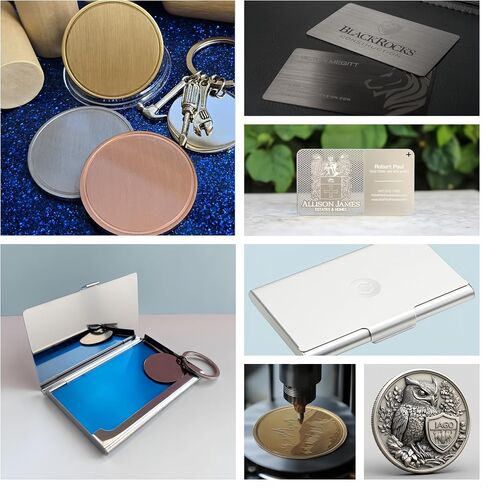 YoSpciaNe Laser Engraving Material Kit, 143 Pcs Engraving Supplies, 18 Kinds of Laser Blanks Including Wood, Paper, Acrylic, Metal, PU Leather in Saudi Arabia