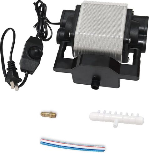 OMATAT Air Assist for Laser Cutter and Engraver, 54 L/Min (856GPH) Strong Airflow Air Assist for La-ser Cutting and Laser Engraving, Remove Smoke, Low Noise Air Assist Pump with Adjustable Knob in Saudi Arabia