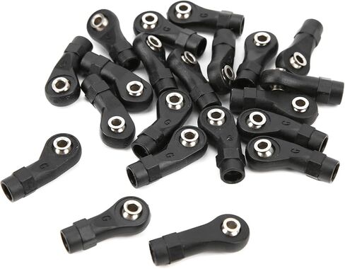 30PCS RC RING ROD نهايات ، أجزاء ترقية RC خفيفة الوزن ، نورر كرة ربطة الترباس لسيارة RC 1/10 ، الأسود in Kuwait