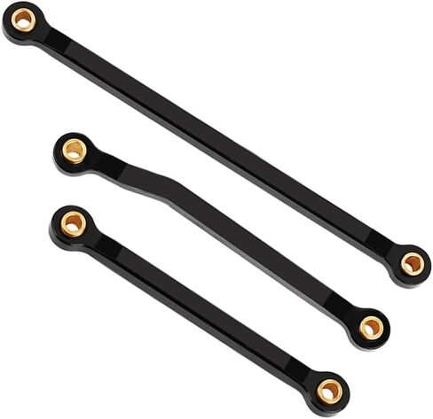 High Clearance Links Set CNC Aluminium Chassis Link for TRX4M High Trail K10 F150 1/18 RC Crawler Upgrade Part (Silver) in Saudi Arabia