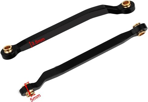 High Clearance Links Set CNC Aluminium Chassis Link for TRX4M High Trail K10 F150 1/18 RC Crawler Upgrade Part (Silver) in Saudi Arabia