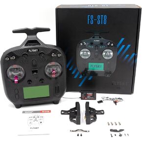 GOOLRC FLAYSKY FS-ST8 RC Transmitter 2.4GHz 10CH REMOTE REVINCERNT مع مستقبل FS-SR8 لقارب سيارة طائرة هليكوبتر طائرة بدون طيار RC (النسخة المطورة) in Kuwait