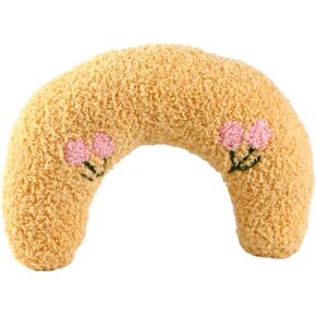 U-Shaped Pillow for Neck Support Breathable Sleeping Cushion for Dogs and Cats Deep Relaxation Machine Washable in Kuwait