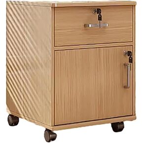 خزانة ملفات 2-drawer مع قفل ومنبذ ، مناسبة للفصول الدراسية المنزلية والمكاتب (أ) in Kuwait