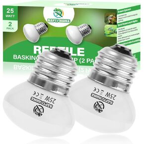Reptile Heat Lamp Bulbs, UVA Reptile Heat Bulb 2 Pack, 40 Watt Heat Light Bulbs, Daylight Basking Spot Light for Lizard, Bearded Dragon, Snake, Gecko in Kuwait