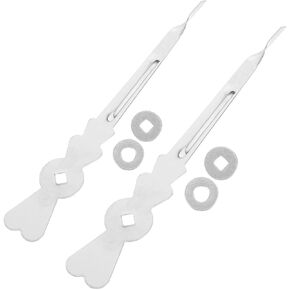 2sets Stainless Steel Scale Pointer Weighing Scales Needles Replacement Parts for Accurate Weight Measure in Kuwait