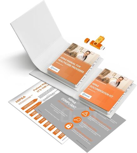 OSHA & HIPAA Package for Dental Offices: Hardcopy Manual (Regulations/Standards), Policies/Forms (USB), Training Outline/Test, Resource USB, Posters, Labels (All Other States) in Saudi Arabia