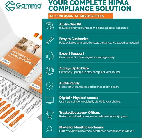 OSHA & HIPAA Package for Dental Offices: Hardcopy Manual (Regulations/Standards), Policies/Forms (USB), Training Outline/Test, Resource USB, Posters, Labels (All Other States) in Saudi Arabia