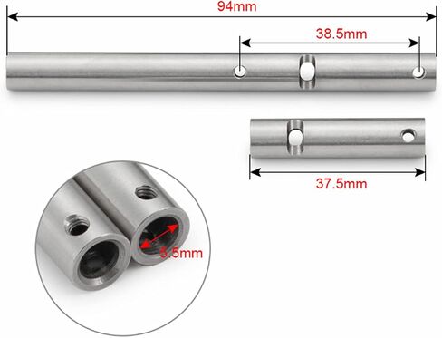 Stainless Steel Rear Axles Bushing Sleeve RC Car Wraith RR10 90048 90053 Accessory in Saudi Arabia