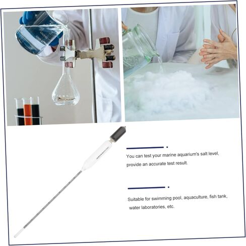 High Precision Glass Salinometer for Saltwater Aquarium Pool Hydrometer in Saudi Arabia