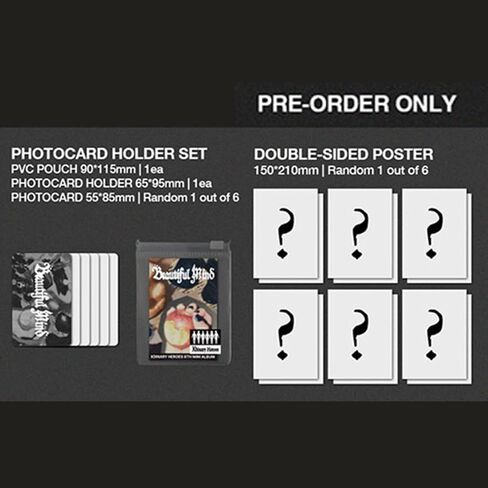 Xdinary -Heroes - الألبوم المصغر السادس [Beautiful Mind] (Photobook - Raw ver.) in Kuwait