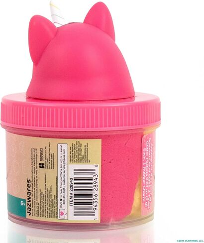 Squishmallows الأصلي Sienna The Caticorn Premium Cloud Slime ، Sugar Councie-Scented ، 8 Oz. ، حاوية تخزين مع تمثال أعلى ، سحر مطاطي ، أدوات جيدة للأكياس ، تفضل بحفلات الأطفال ، ألعاب حسية in Saudi Arabia