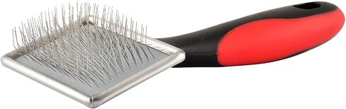 Jeffers Pet Double Sided Grooming Slicker Brush for Dogs, Cats, Puppies – Flexible Head with Stainless Steel Pins – Detangler Tool for Mats, Loose Fur, Shedding – Home or Professional Use - Large in Saudi Arabia