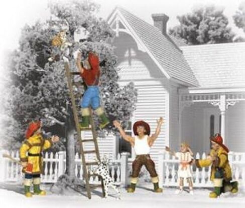 Woodland Scenics N Scale Scenic Accents Figures/People Firemen to The Rescue (4) in Saudi Arabia
