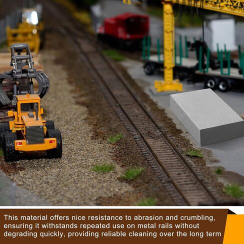 Patelai 2 Pack Train Track Cleaner Railroad Cloying Block Eraser for Model Ho n Scale Train Track Association in Saudi Arabia